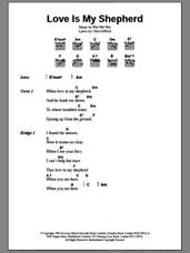 Cover icon of Love Is My Shepherd sheet music for guitar (chords) by Wet Wet Wet and Chris Difford, intermediate skill level