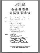 Cover icon of Locked Out sheet music for guitar (chords) by Crowded House and Neil Finn, intermediate skill level