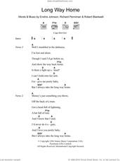 Cover icon of Long Way Home sheet music for guitar (chords) by Tom Waits and Kathleen Brennan, intermediate skill level