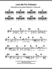 Cover icon of Love Me For A Reason sheet music for piano solo (chords, lyrics, melody) by Boyzone, David Jones, Johnny Bristol and Wade Brown, intermediate piano (chords, lyrics, melody)