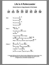 Cover icon of Life Is A Rollercoaster sheet music for guitar (chords) by Ronan Keating, Gregg Alexander and Rick Nowels, intermediate skill level