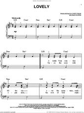 Cover icon of Lovely sheet music for piano solo by Chris Tomlin and Jason Ingram, easy skill level
