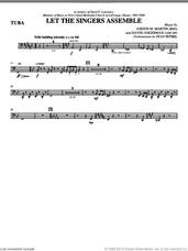 Cover icon of Let The Singers Assemble (complete set of parts) sheet music for orchestra/band (Brass) by Joseph M. Martin and David Angerman, intermediate skill level