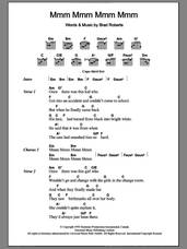 Cover icon of Mmm Mmm Mmm Mmm sheet music for guitar (chords) by Crash Test Dummies and Brad Roberts, intermediate skill level