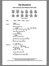 Cover icon of My Morphine sheet music for guitar (chords) by Gillian Welch and David Rawlings, intermediate skill level
