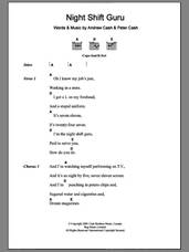Cover icon of Night Shift Guru sheet music for guitar (chords) by The Cash Brothers, Andrew Cash and Peter Cash, intermediate skill level