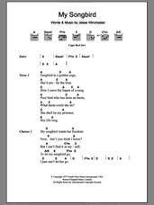 Cover icon of My Songbird sheet music for guitar (chords) by Emmylou Harris, Jesse Winchester and Lenou, intermediate skill level
