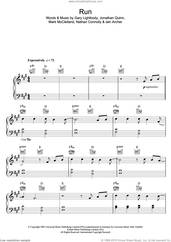Cover icon of Run, (easy) sheet music for piano solo by Leona Lewis, Snow Patrol, Gary Lightbody, Iain Archer, Jonathan Quinn, Mark McClelland and Nathan Connolly, easy skill level