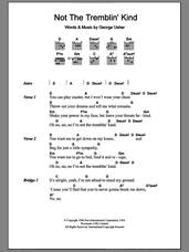 Cover icon of Not The Tremblin' Kind sheet music for guitar (chords) by Laura Cantrell and George Usher, intermediate skill level