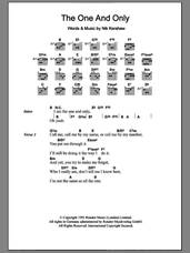 Cover icon of The One And Only sheet music for guitar (chords) by Chesney Hawkes and Nik Kershaw, intermediate skill level