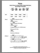 Cover icon of Paris sheet music for guitar (chords) by Friendly Fires, Axel Willner, Edward Gibson, Edward MacFarlane and Jack Savidge, intermediate skill level