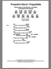 Cover icon of Prospekt's March / Poppyfields sheet music for guitar (chords) by Coldplay, Chris Martin, Guy Berryman, Jon Buckland and Will Champion, intermediate skill level