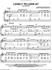 Cover icon of Lovely To Look At sheet music for piano solo by Jerome Kern, Dorothy Fields and Jimmy McHugh, easy skill level