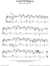 Cover icon of Cyrano De Bergerac sheet music for piano solo by Jean-claude Petit, intermediate skill level
