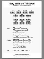 Cover icon of Stay With Me Till Dawn sheet music for piano solo (chords, lyrics, melody) by Judie Tzuke and Michael Paxman, intermediate piano (chords, lyrics, melody)