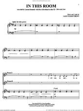 Cover icon of In This Room sheet music for voice and piano by Jason Robert Brown and Lauren Kennedy, intermediate skill level