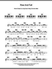 Cover icon of Rise and Fall sheet music for piano solo (chords, lyrics, melody) by Craig David and Dominic Miller, intermediate piano (chords, lyrics, melody)