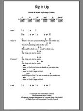 Cover icon of Rip It Up sheet music for guitar (chords) by Orange Juice and Edwyn Collins, intermediate skill level