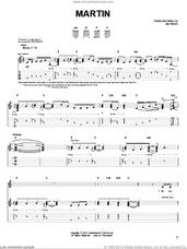 Cover icon of Martin sheet music for guitar solo (chords) by Zac Brown Band and Zac Brown, easy guitar (chords)