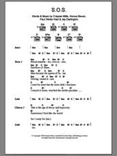 Cover icon of S.O.S. sheet music for guitar (chords) by Kula Shaker, Alonza Bevan, Crispian Mills, Jay Darlington and Paul Winter-Hart, intermediate skill level