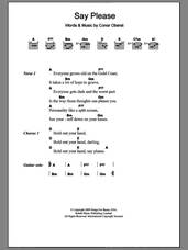Cover icon of Say Please sheet music for guitar (chords) by Monsters Of Folk and Conor Oberst, intermediate skill level
