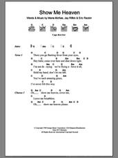Cover icon of Show Me Heaven sheet music for guitar (chords) by Maria McKee, Eric Rackin and Jay Rifkin, intermediate skill level