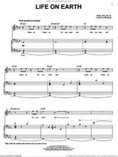 Cover icon of Life On Earth sheet music for voice and piano by Craig Carnelia, intermediate skill level