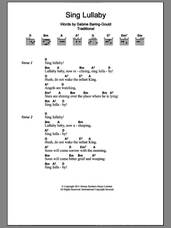 Cover icon of Sing Lullaby sheet music for guitar (chords) by Sabine Baring-Gould and Miscellaneous, intermediate skill level