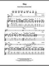 Cover icon of Stay sheet music for guitar (tablature) by Bernard Butler, intermediate skill level
