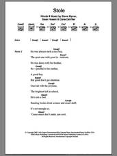 Cover icon of Stole sheet music for guitar (chords) by Kelly Rowland, Dane Deviller, Sean Hosein and Steve Kipner, intermediate skill level