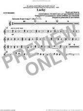 Cover icon of Lucky (complete set of parts) sheet music for orchestra/band (Rhythm) by Glee Cast, Colbie Caillat, Ed Lojeski, Jason Mraz, Miscellaneous and Timothy Fagan, intermediate skill level