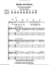 Cover icon of Beatles And Stones sheet music for guitar (tablature) by Beady Eye, Andy Bell, Gem Archer and Liam Gallagher, intermediate skill level