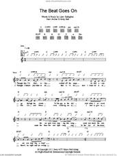 Cover icon of The Beat Goes On sheet music for guitar (tablature) by Beady Eye, Andy Bell, Gem Archer and Liam Gallagher, intermediate skill level