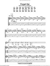 Cover icon of Forget Her sheet music for guitar (tablature) by Jeff Buckley, intermediate skill level