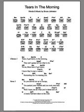 Cover icon of Tears In The Morning sheet music for guitar (chords) by The Beach Boys and Bruce Johnston, intermediate skill level