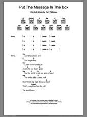 Cover icon of Put The Message In The Box sheet music for guitar (chords) by World Party and Karl Wallinger, intermediate skill level