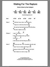 Cover icon of Waiting For The Rapture sheet music for guitar (chords) by Oasis and Noel Gallagher, intermediate skill level
