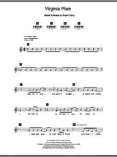 Cover icon of Virginia Plain sheet music for piano solo (chords, lyrics, melody) by Roxy Music and Bryan Ferry, intermediate piano (chords, lyrics, melody)