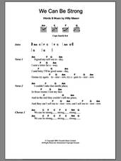 Cover icon of We Can Be Strong sheet music for guitar (chords) by Willy Mason, intermediate skill level