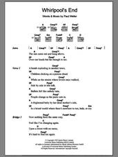 Cover icon of Whirlpool's End sheet music for guitar (chords) by Paul Weller, intermediate skill level