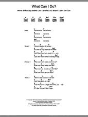 Cover icon of What Can I Do sheet music for guitar (chords) by The Corrs, intermediate skill level