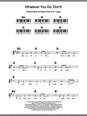 Cover icon of Whatever You Do, Don't! sheet music for piano solo (chords, lyrics, melody) by Shania Twain, intermediate piano (chords, lyrics, melody)