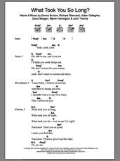 Cover icon of What Took You So Long? sheet music for guitar (chords) by Emma Bunton, intermediate skill level