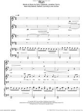 Cover icon of Run (arr. Jeremy Birchall) sheet music for choir (SATB: soprano, alto, tenor, bass) by Snow Patrol, Jeremy Birchall and Leona Lewis, intermediate skill level