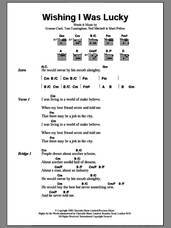 Cover icon of Wishing I Was Lucky sheet music for guitar (chords) by Wet Wet Wet, Graeme Clark, Marti Pellow, Neil Mitchell and Tom Cunningham, intermediate skill level