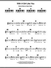 Cover icon of With A Girl Like You sheet music for piano solo (chords, lyrics, melody) by The Troggs and Reg Presley, intermediate piano (chords, lyrics, melody)