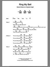 Cover icon of Ring My Bell sheet music for guitar (chords) by Anita Ward and Frederick Knight, intermediate skill level
