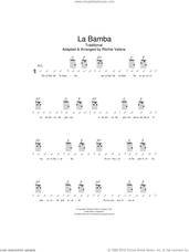 Cover icon of La Bamba sheet music for ukulele (chords) by Los Lobos and Ritchie Valens, intermediate skill level
