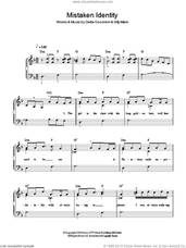 Cover icon of Mistaken Identity sheet music for piano solo by Delta Goodrem and Billy Mann, easy skill level