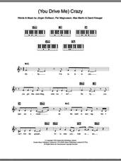 Cover icon of (You Drive Me) Crazy sheet music for piano solo (chords, lyrics, melody) by Britney Spears, David Kreuger, Jorgen Elofsson, Max Martin and Per Magnusson, intermediate piano (chords, lyrics, melody)